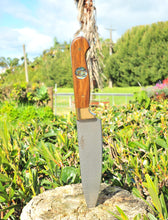 Load image into Gallery viewer, 6.5&quot; French cooks Damascus Queen Ebony &amp; Paua
