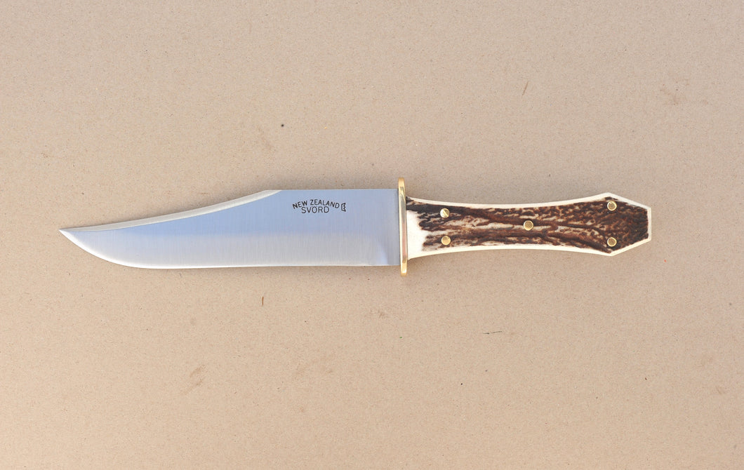 Coffin Handle Bowie Mini Stag