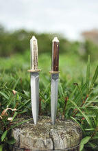 Load image into Gallery viewer, Queen Ebony Double Edge Knife
