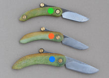 Load image into Gallery viewer, Peasant Knife 3&quot; NZ Greenstone Serpentine
