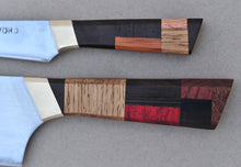 Load image into Gallery viewer, Mosaic Santoku &amp; Paring knife set
