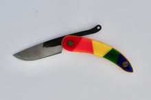 Load image into Gallery viewer, Peasant Knife 3&quot; Rainbow Acrylic
